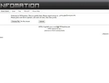 Tablet Screenshot of nfomation.net